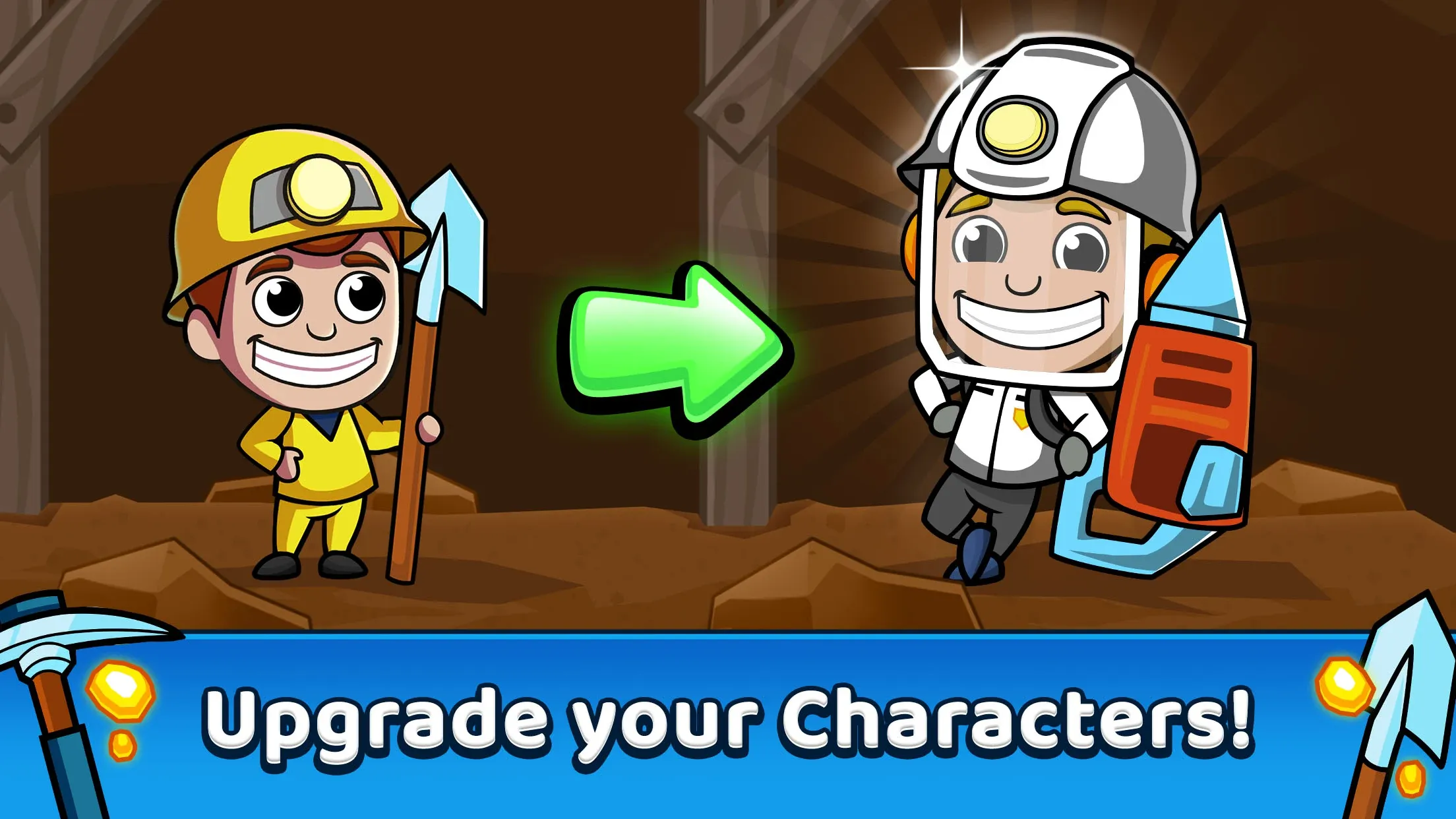 Idle Miner Tycoon: Gold & Cash v5.53.0 APK Мод (Много денег) Screenshot 2