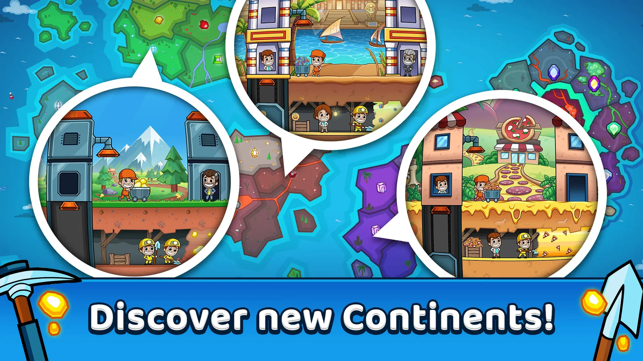 Idle Miner Tycoon: Gold & Cash v5.53.0 APK Мод (Много денег) Screenshot 4