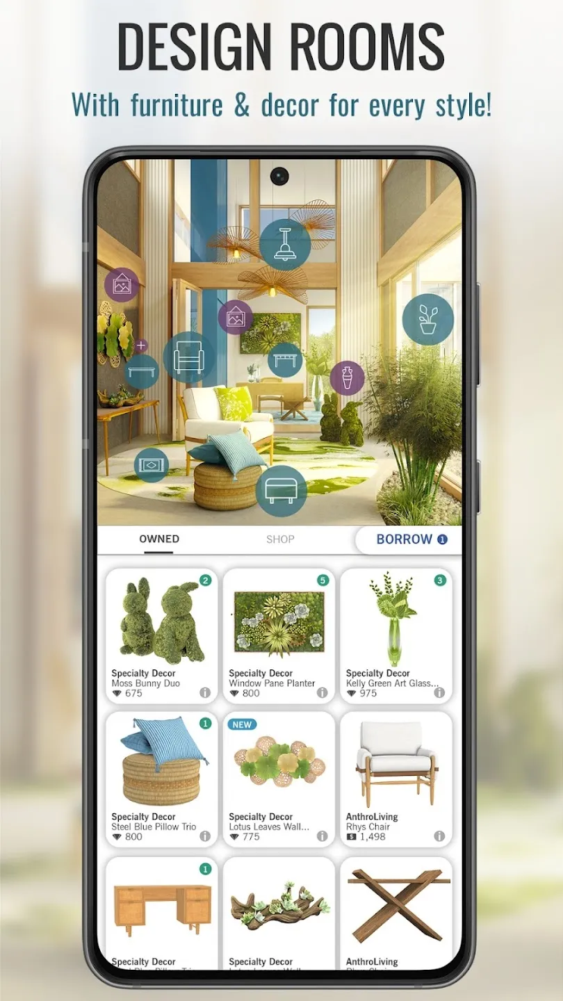 Design Home: Lifestyle Game [мод: много денег] Screenshot 1