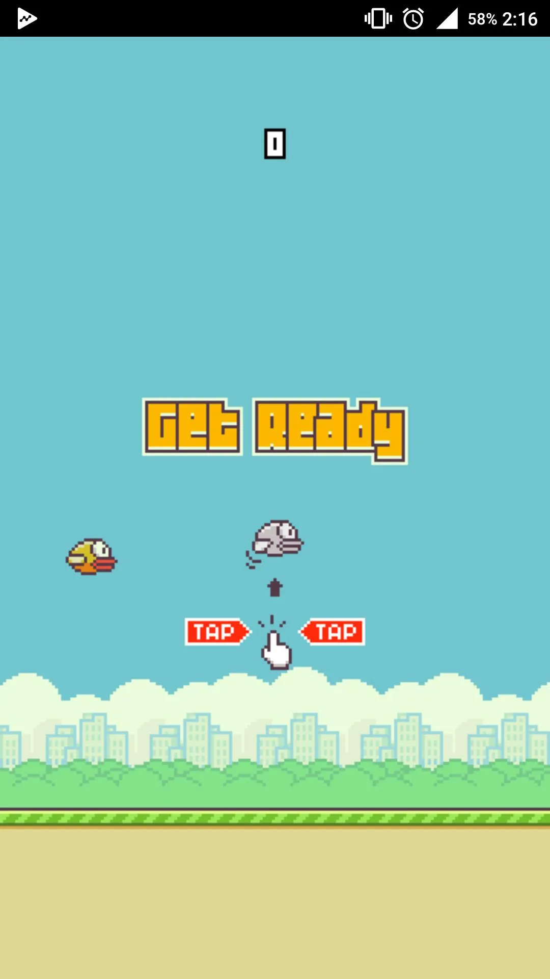 Flappy Bird v1.3 APK Мод (Много денег) Screenshot 1