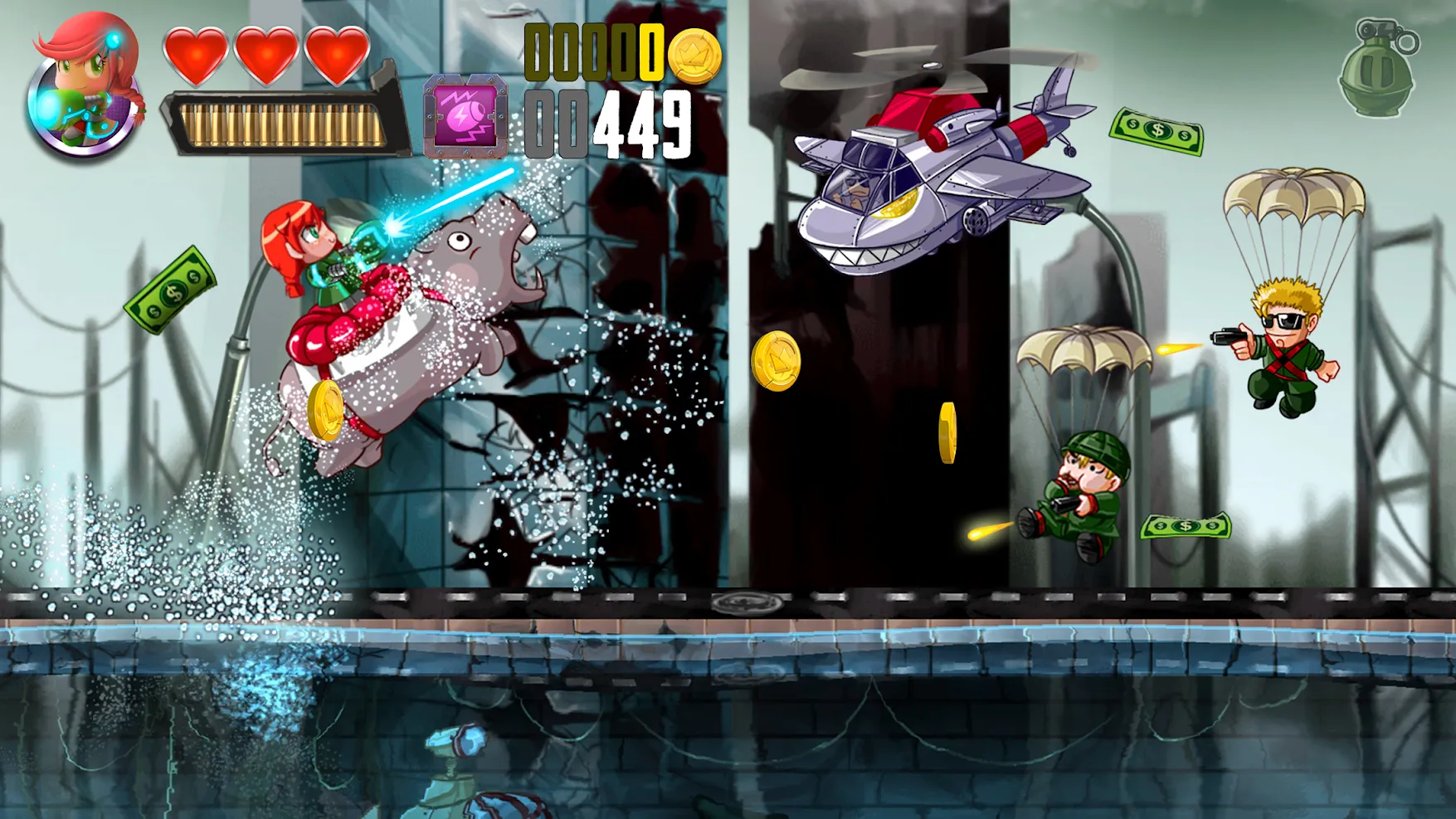 Ramboat - Offline Action Game [мод: много денег] Screenshot 5