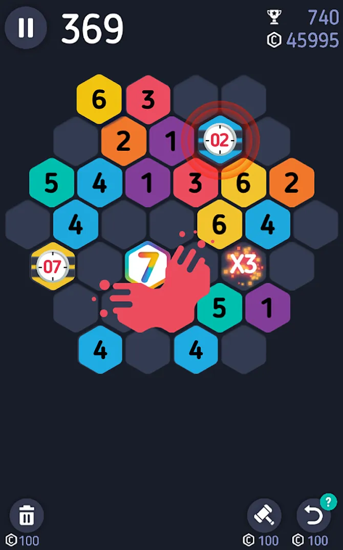 Make7! Hexa Puzzle Screenshot 4