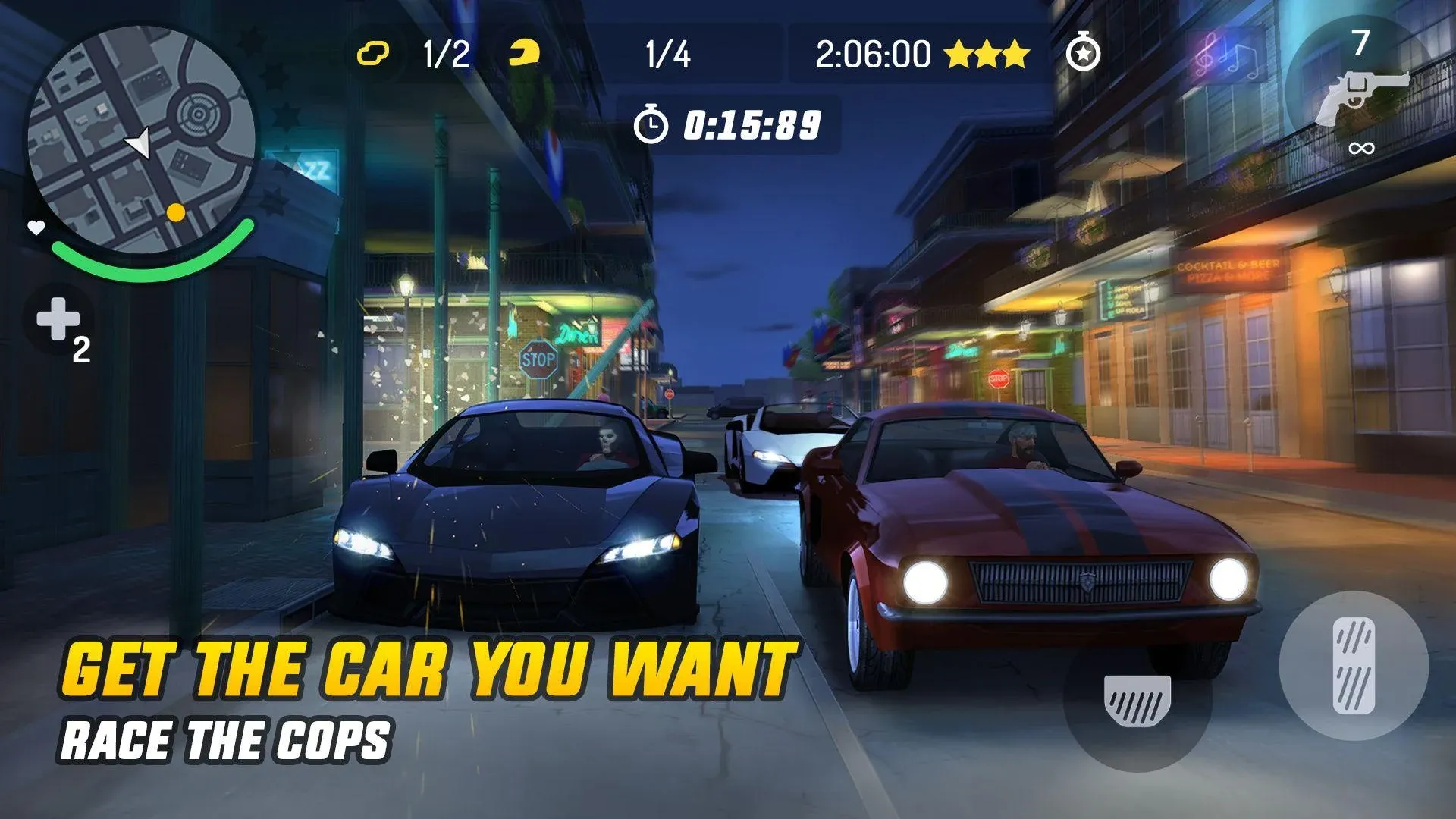Gangstar: Новый Орлеан v2.3.1a APK Мод (Бесконечные боеприпасы) Screenshot 3