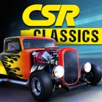 Скачать взлом CSR Classics Мод (Мега Меню, Много золота, денег и топлива) на Андроид