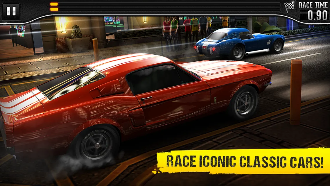 CSR Classics v3.1.3 APK Мод (Мега Меню, Много золота, денег и топлива) Screenshot 1