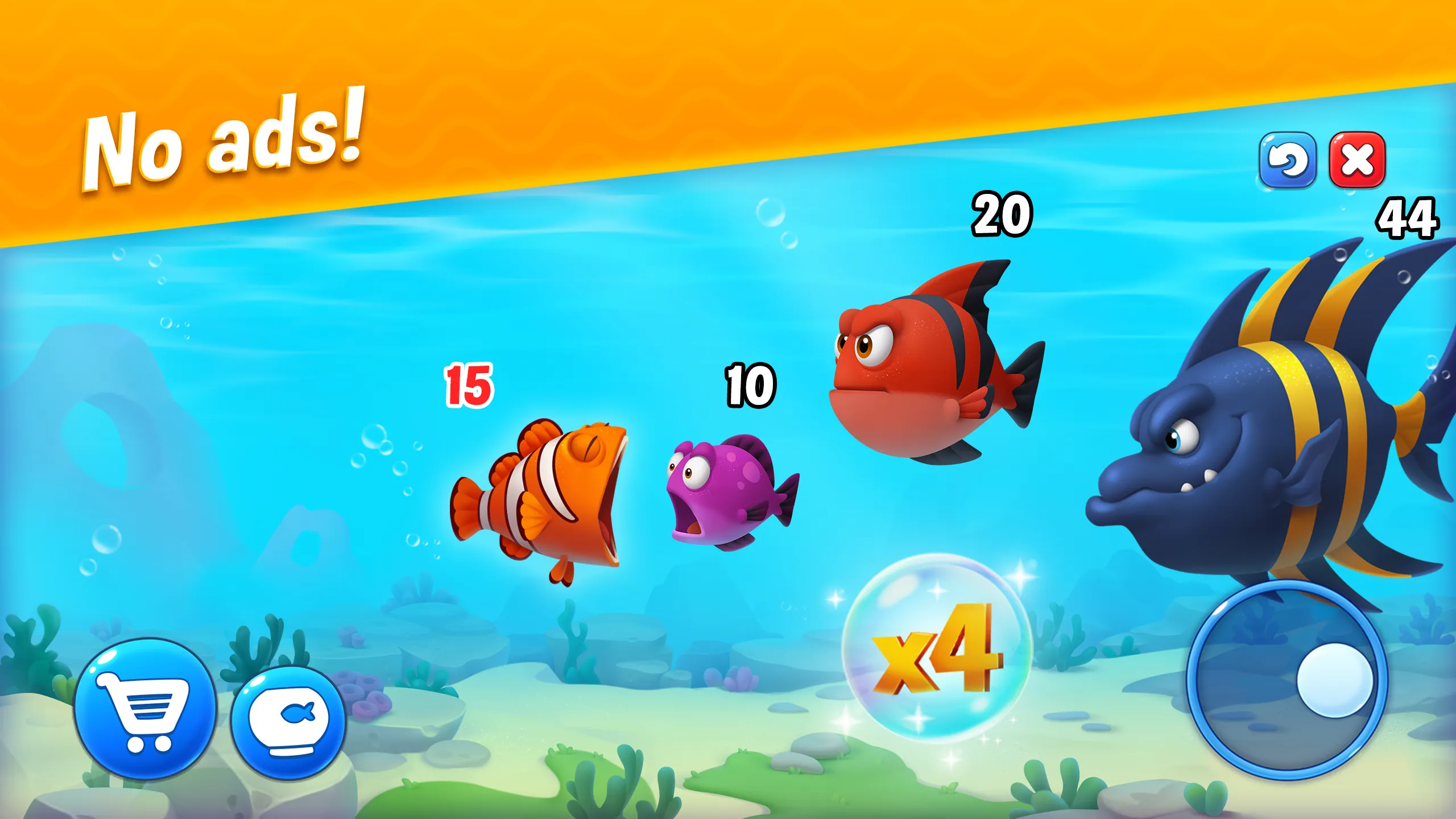 Fishdom v9.7.8.0 APK Мод (Много денег) Screenshot 1