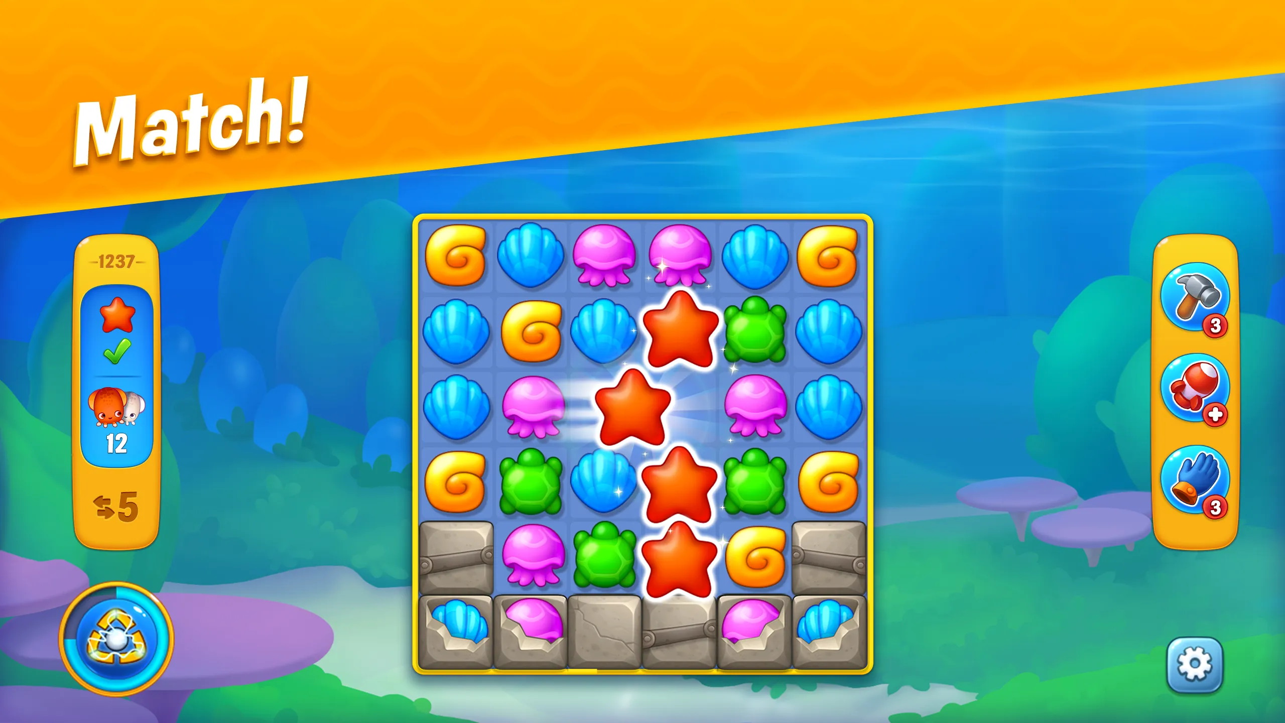 Fishdom v9.7.8.0 APK Мод (Много денег) Screenshot 3