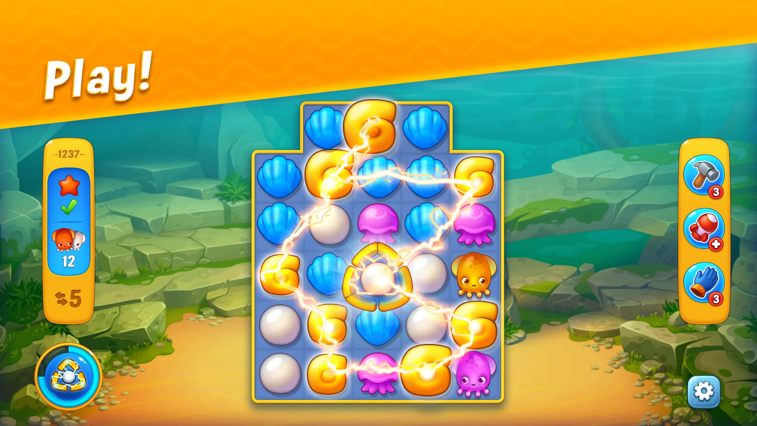 Fishdom v9.7.8.0 APK Мод (Много денег) Screenshot 4