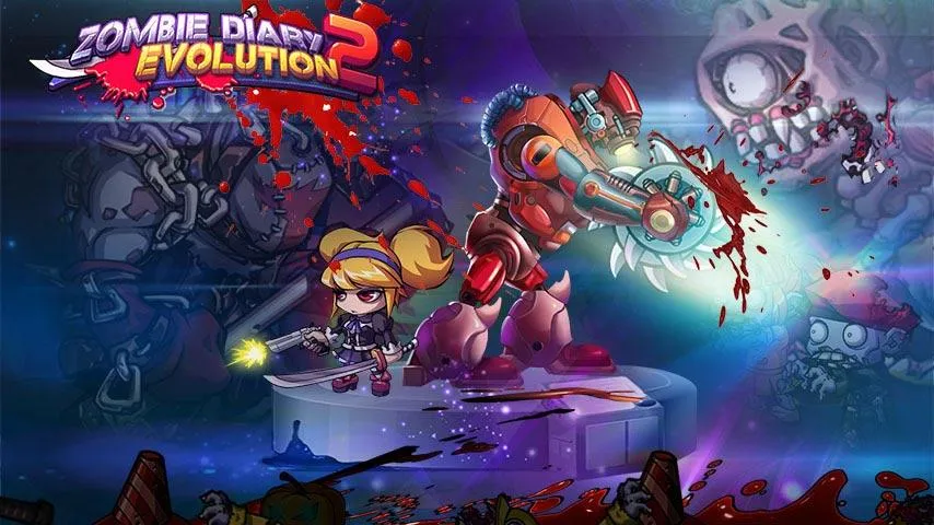 Zombie Diary 2: Evolution [мод: много денег] Screenshot 1