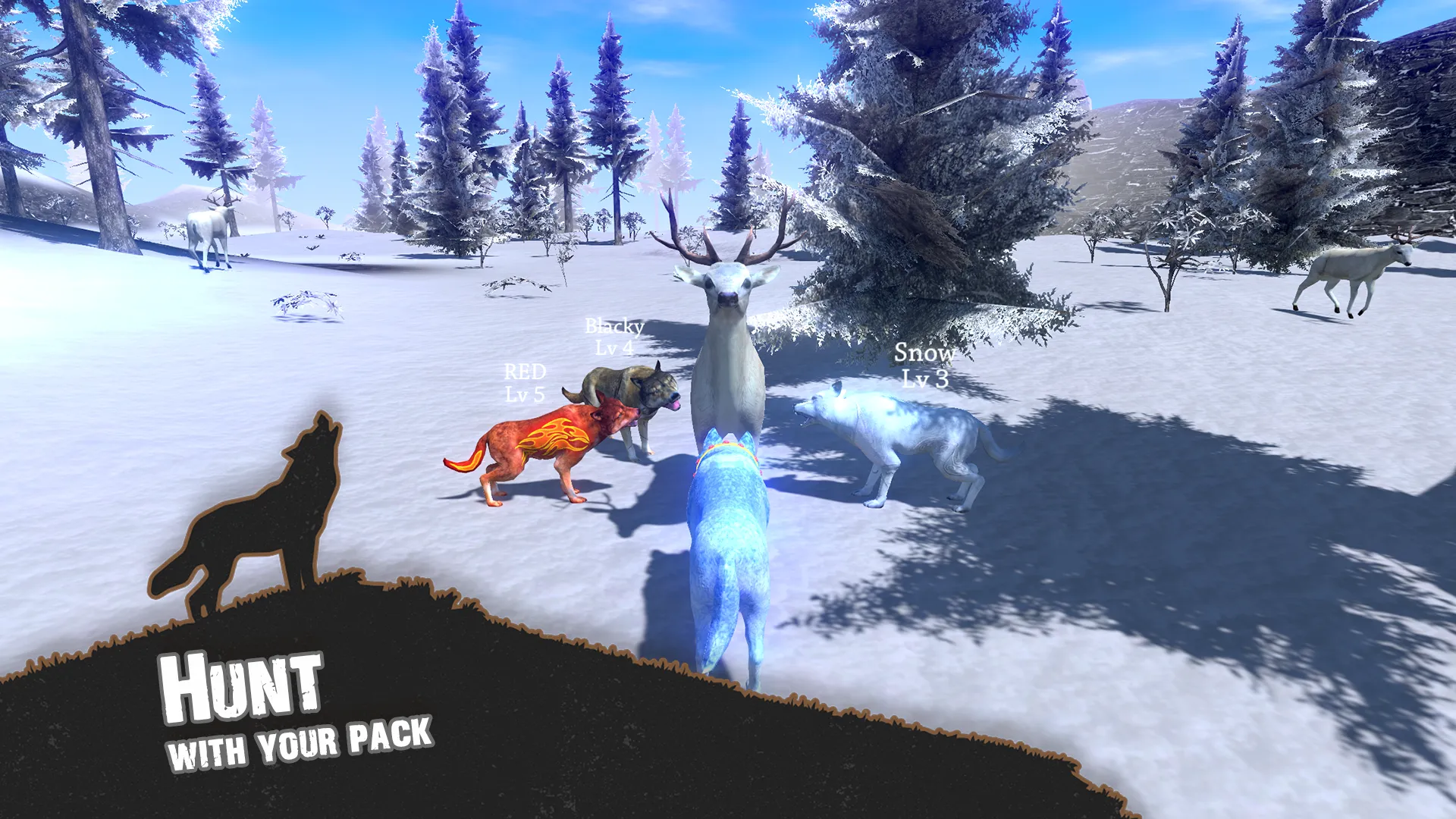 Симулятор Волка: Звери Волки v1.0.64 APK Мод (Бесплатные покупки) Screenshot 1