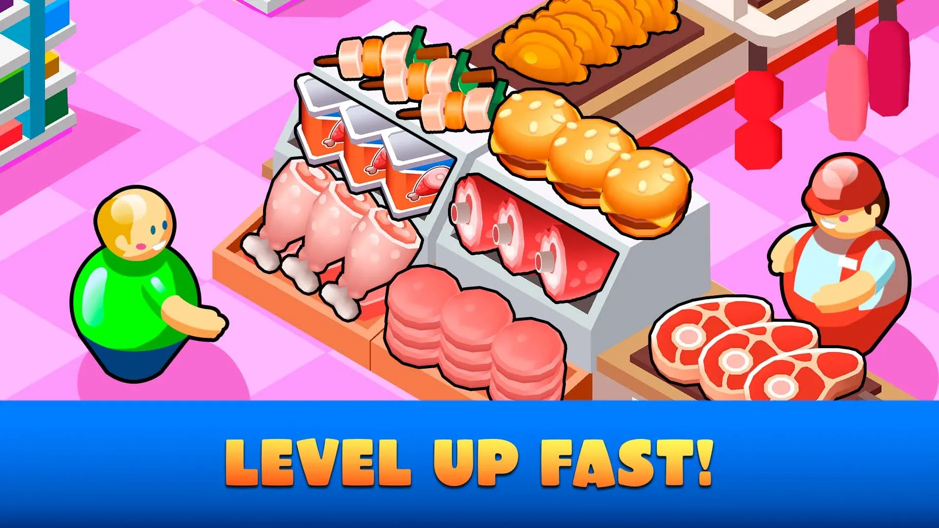 Idle Supermarket Tycoon v4.1.4 APK Мод (Меню, Много денег) Screenshot 1
