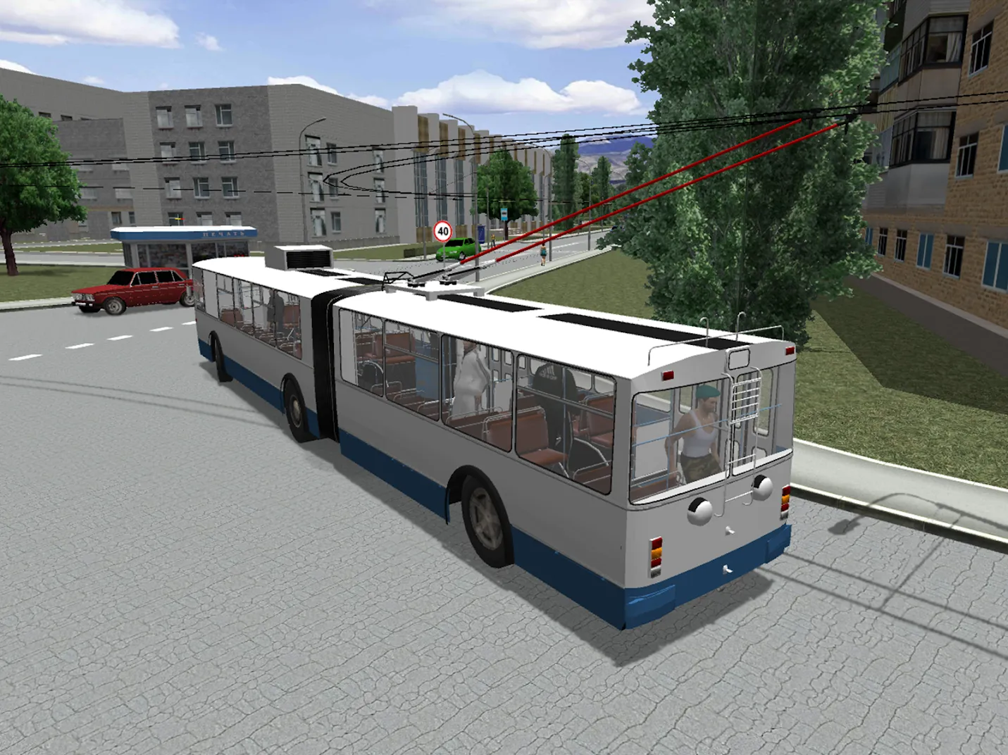 Симулятор троллейбуса 3D [мод: много денег] Screenshot 3
