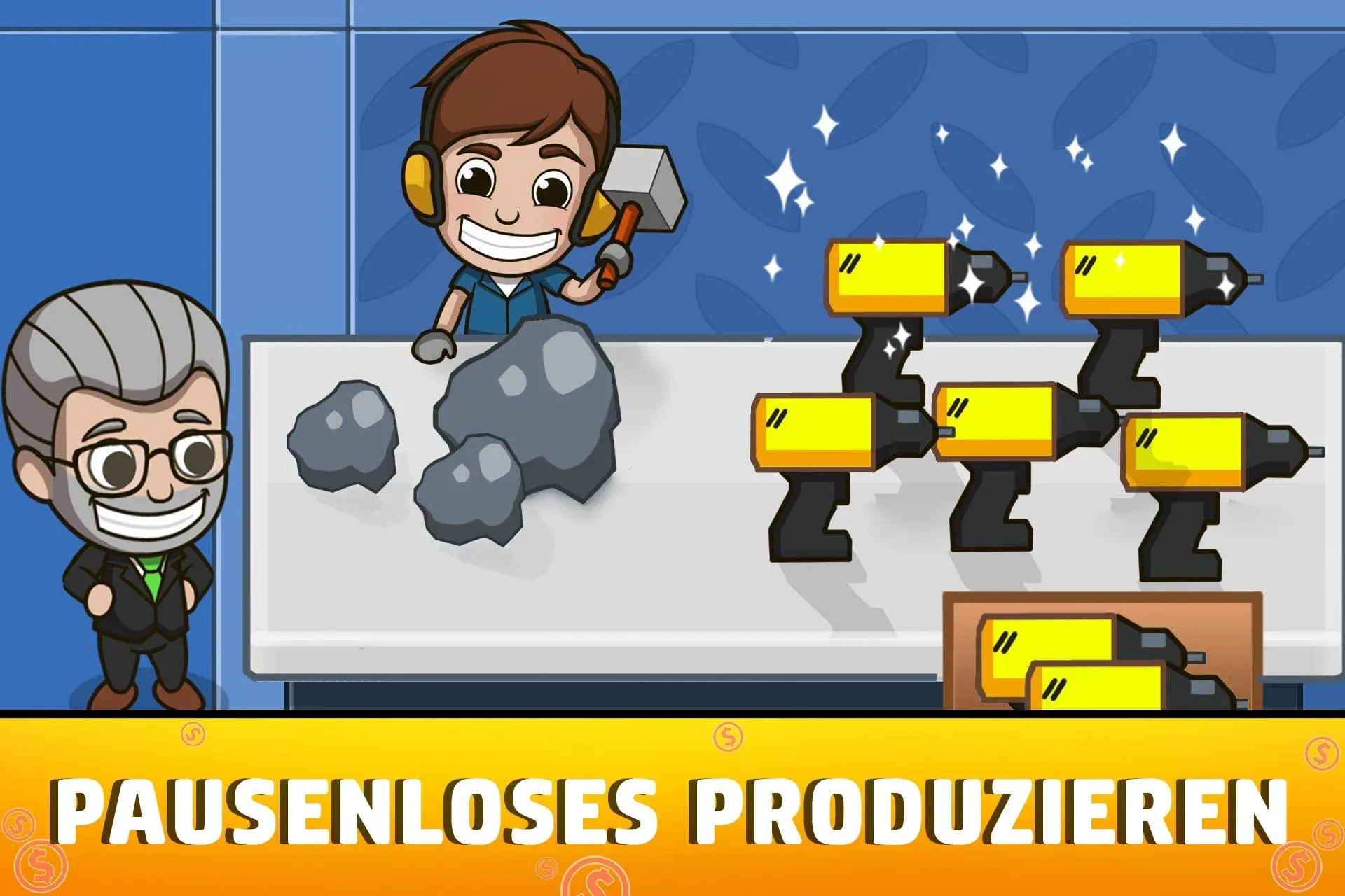 Idle Factory Tycoon v2.23.0 APK Мод (Много денег) Screenshot 1