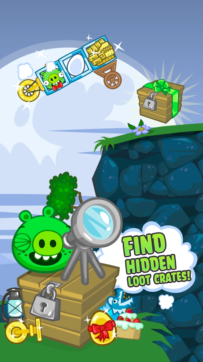 Bad Piggies v2.4.3471 APK Мод (Много денег) Screenshot 4