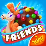 Взломанный Candy Crush Friends Saga Мод (Много жизней) на Андроид