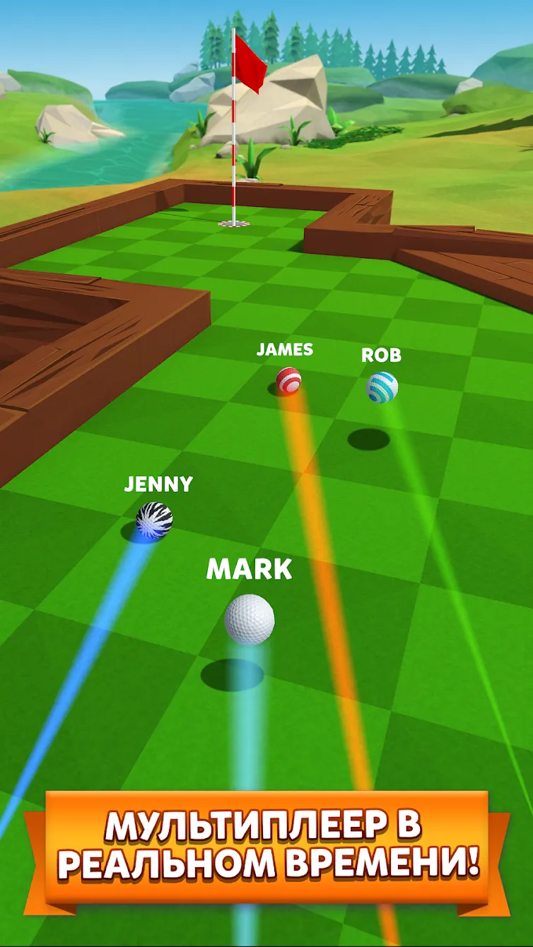 Golf Battle [мод: лёгкая победа] Screenshot 1