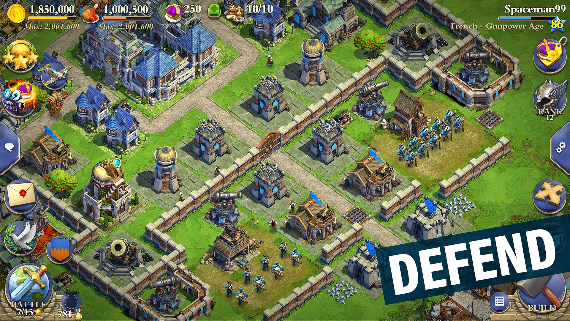 DomiNations Asia v13.1570.1573 APK Мод (Меню, Max VIP) Screenshot 3