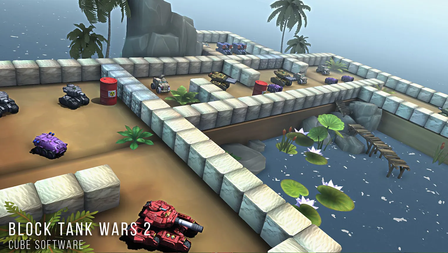 Block Tank Wars 2 [мод: много денег] Screenshot 2