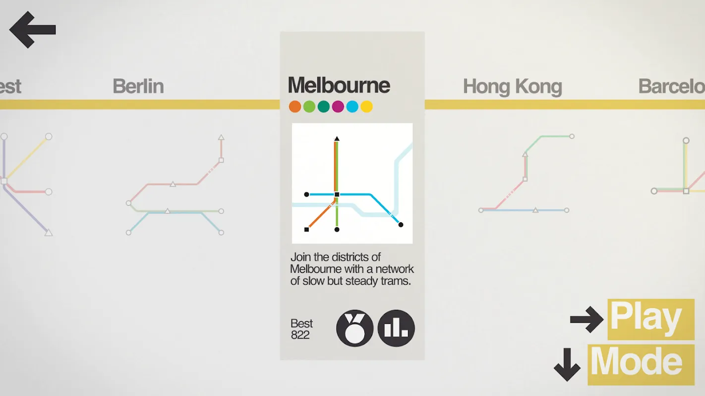 Mini Metro v2.57.1 APK Мод (Всё открыто, Все уровни разблокированы) Screenshot 3