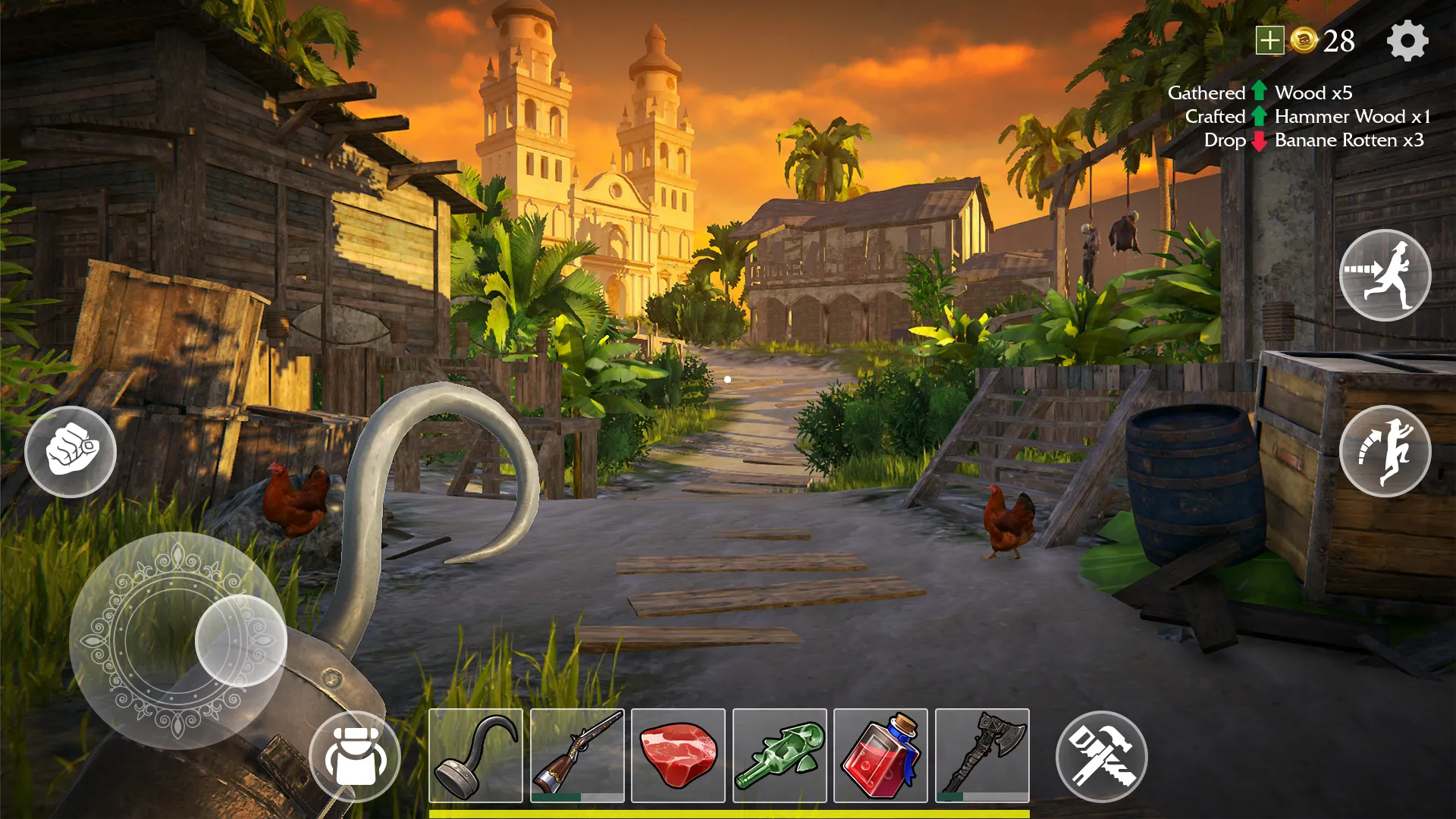 Last Pirate: Island Survival v1.13.467 APK Мод (Меню, Много денег, Режим бога) Screenshot 4