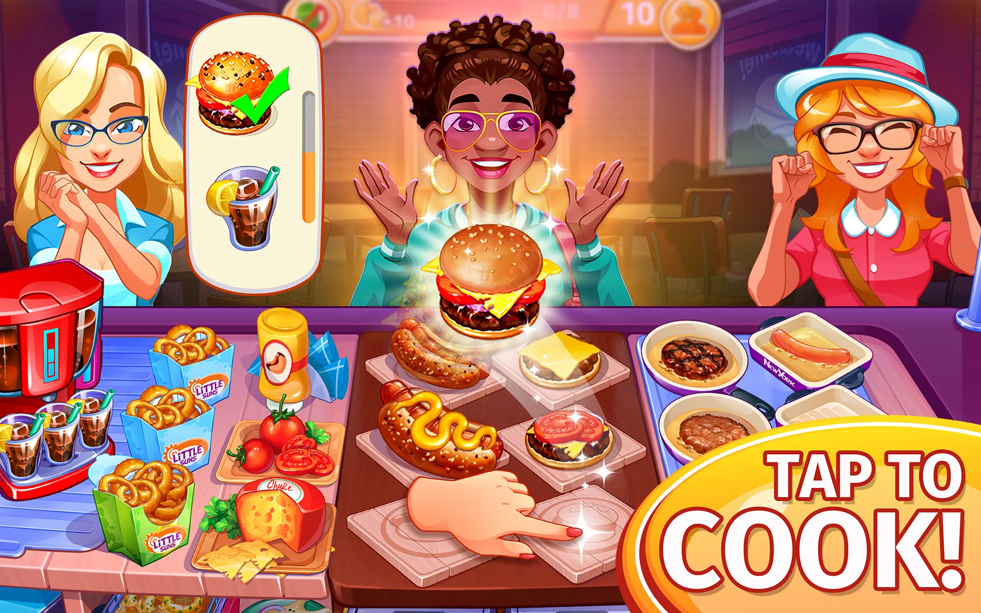 Безумный кулинар v2.13.0 APK Мод (Много денег) Screenshot 1
