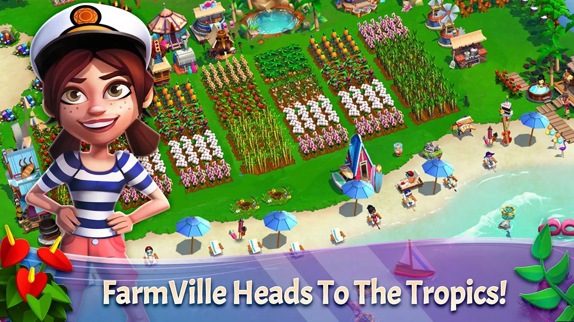 FarmVille 2: Тропический остров v1.213.48 APK Мод (Меню, Бесплатные покупки) Screenshot 1