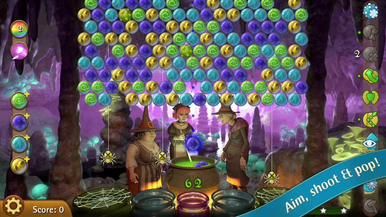 Bubble Witch Saga [мод: много денег] Screenshot 3