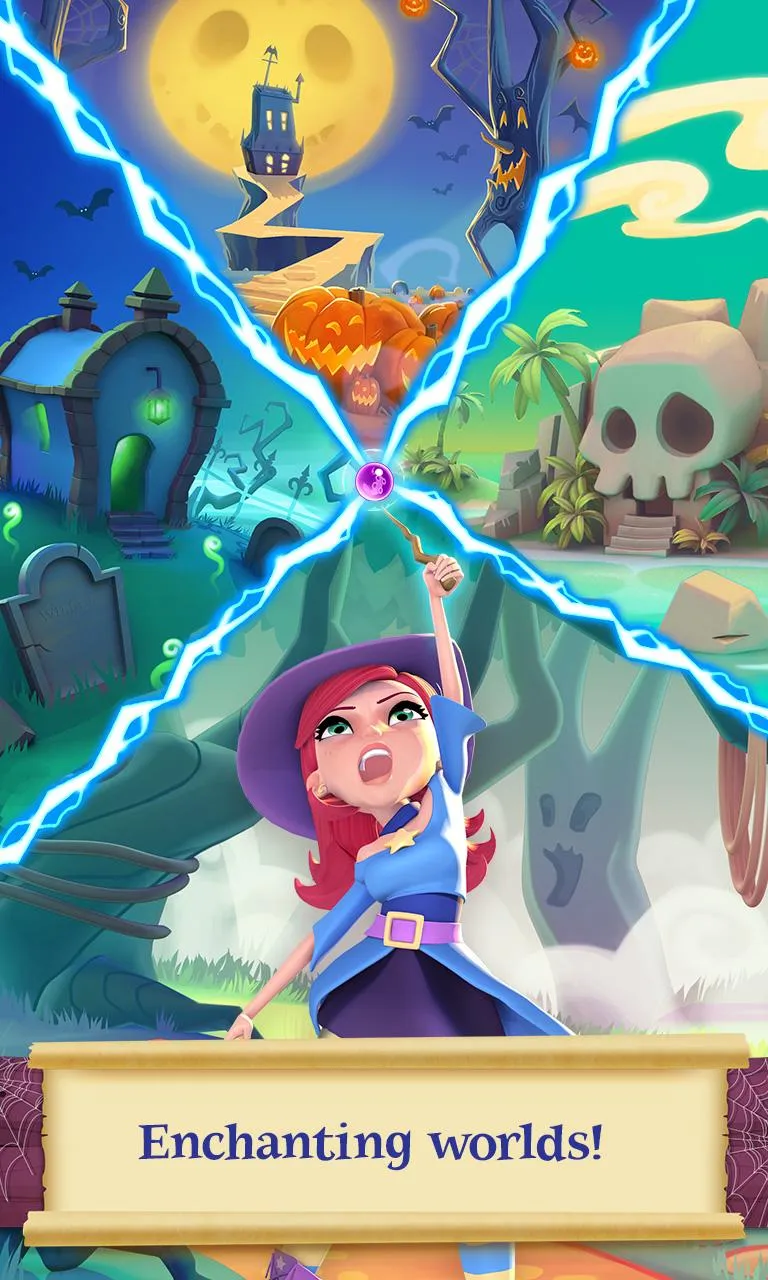 Bubble Witch 2 Saga [мод: много жизней] Screenshot 3
