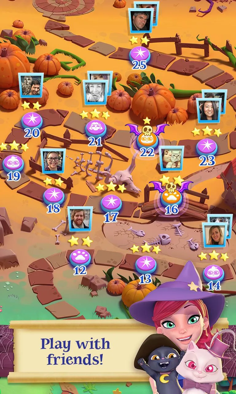 Bubble Witch 2 Saga [мод: много жизней] Screenshot 4