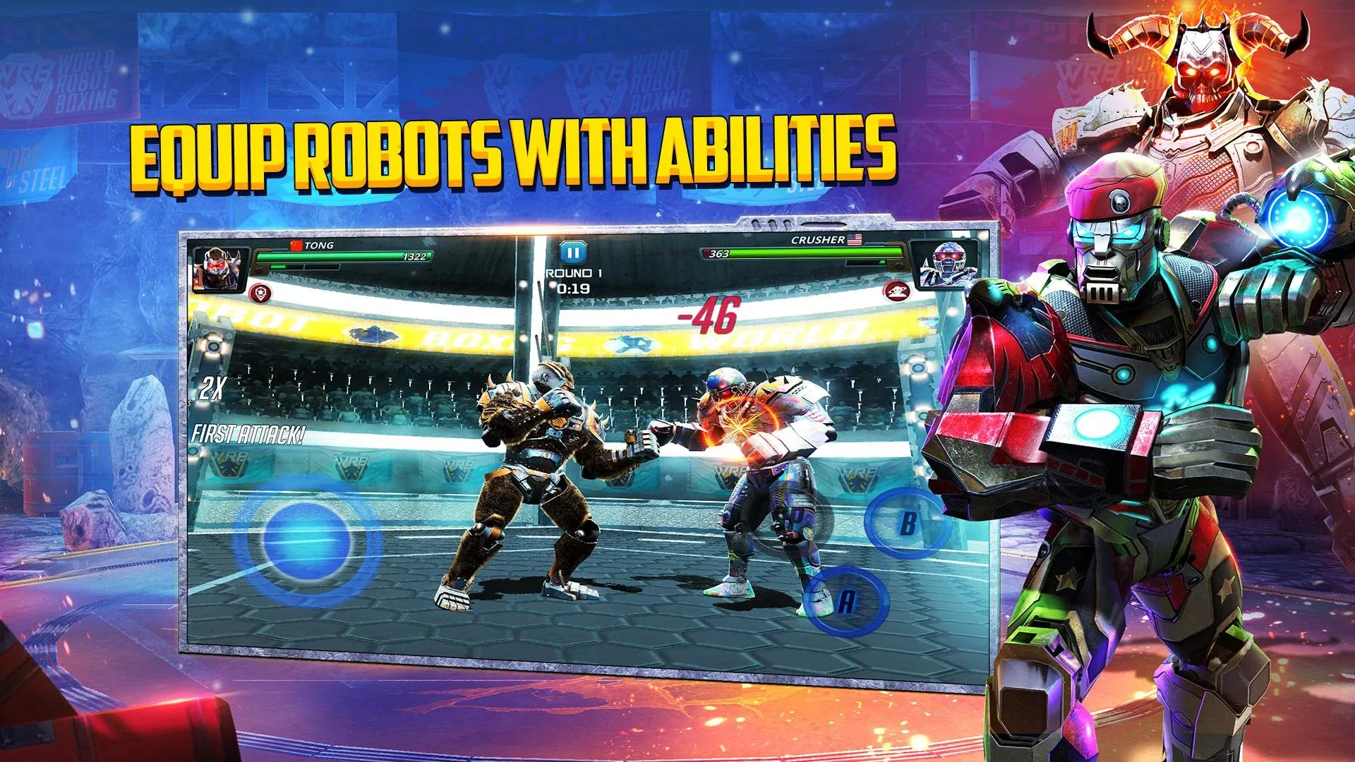 World Robot Boxing 2 v1.9.232 APK Мод (Много денег) Screenshot 4