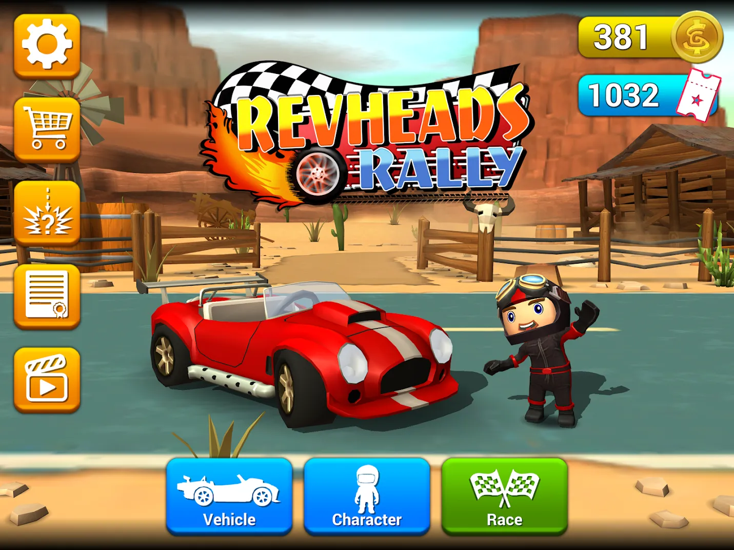 Rev Heads Rally [мод: меню] Screenshot 1