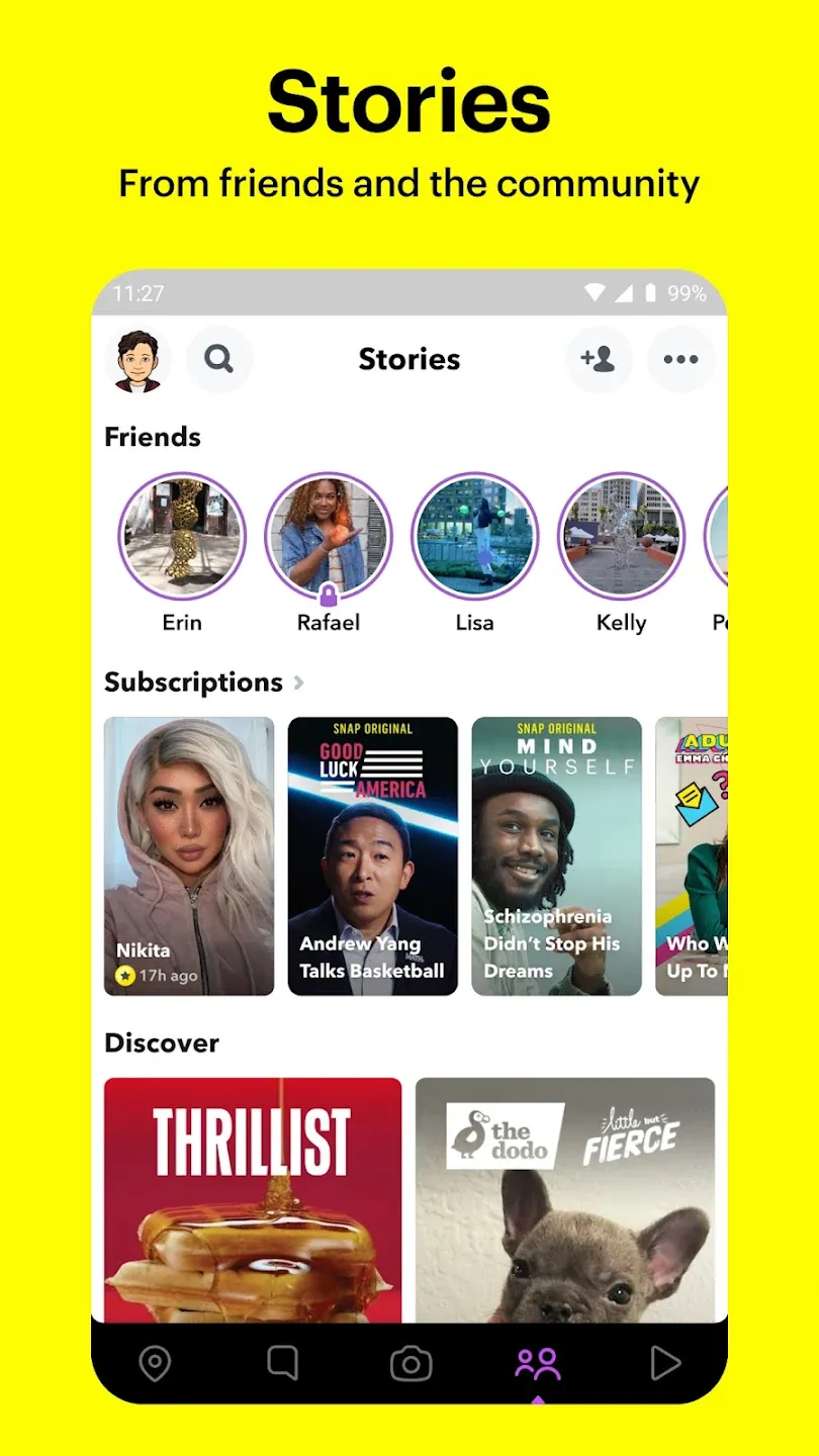 Snapchat v13.92.0.53 APK Мод (Всё открыто, VIP) Screenshot 4