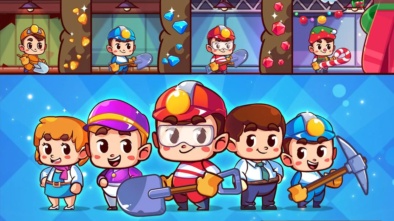 Idle Miner Simulator – Idle Gold Tycoon [мод: много денег] Screenshot 3