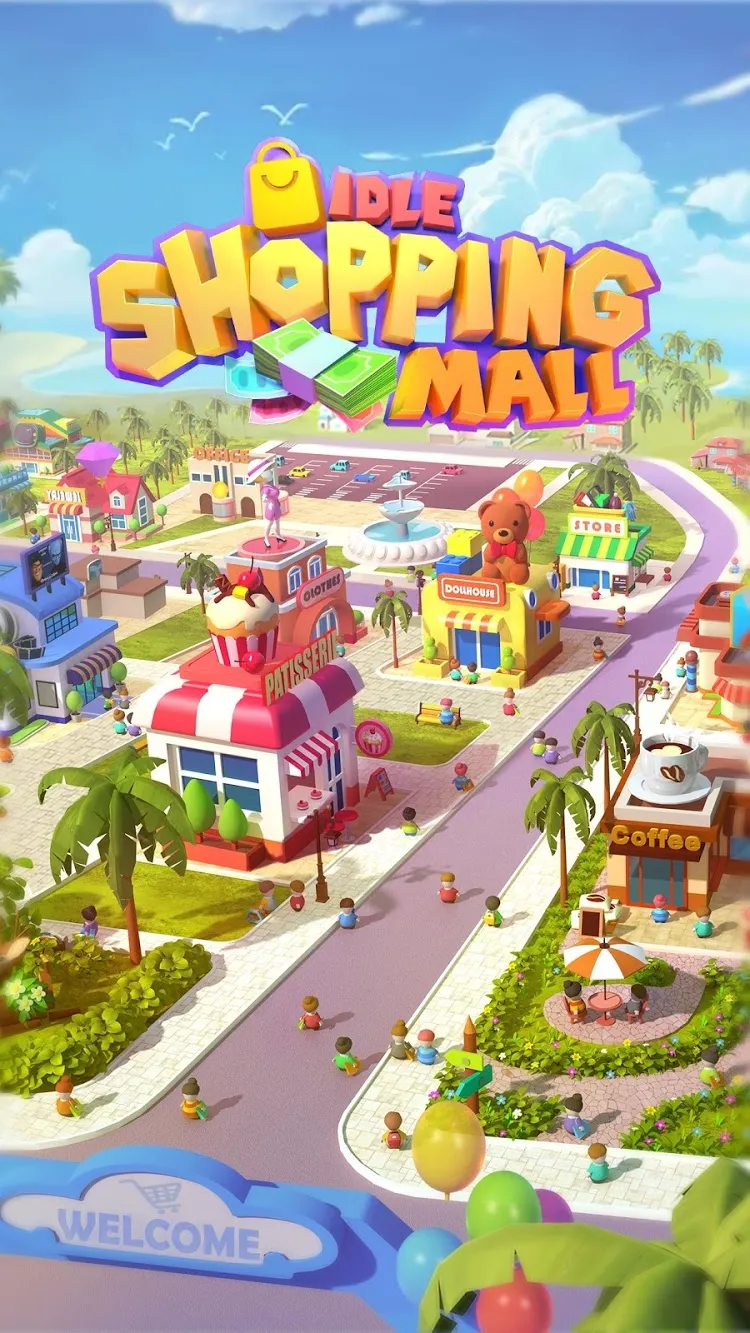Idle Shopping Mall [мод: много денег] Screenshot 2