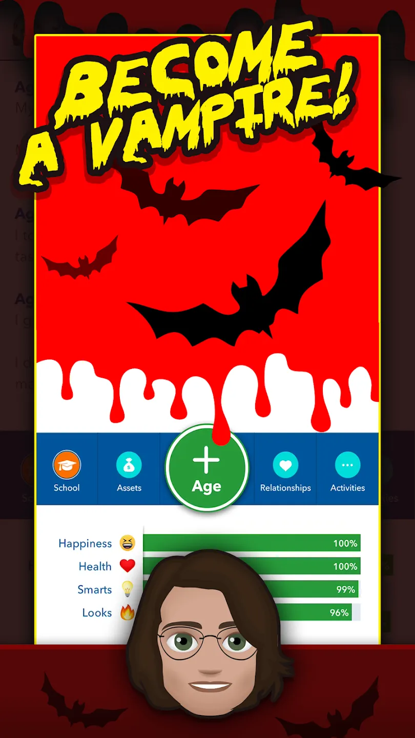 BitLife - Life Simulator v3.23.8 APK Мод (Меню, Bitizenship; Режим бога; Машина времени) Screenshot 1