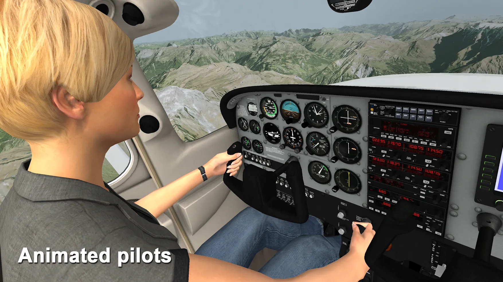 Aerofly 1 Flight Simulator v1.0.21 APK Мод (Полная версия) Screenshot 2