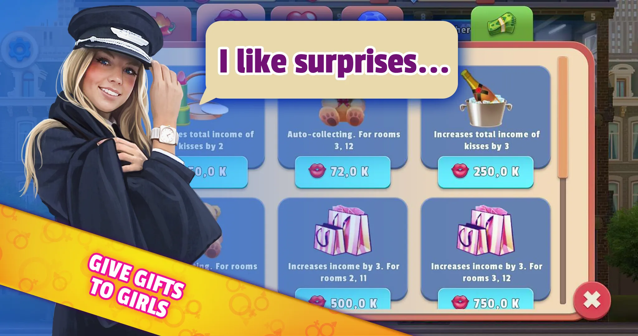 Idle Girls v1.94 APK Мод (Бесплатные покупки) Screenshot 2 Idle Girls v1.94 APK Мод (Бесплатные покупки) Screenshot 2