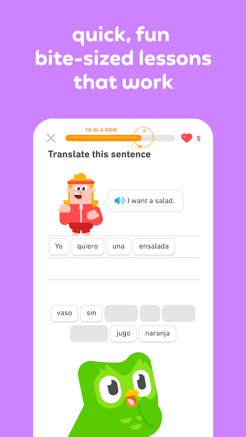 Duolingo Premium v6.80.6 APK Мод (Всё открыто) Screenshot 3