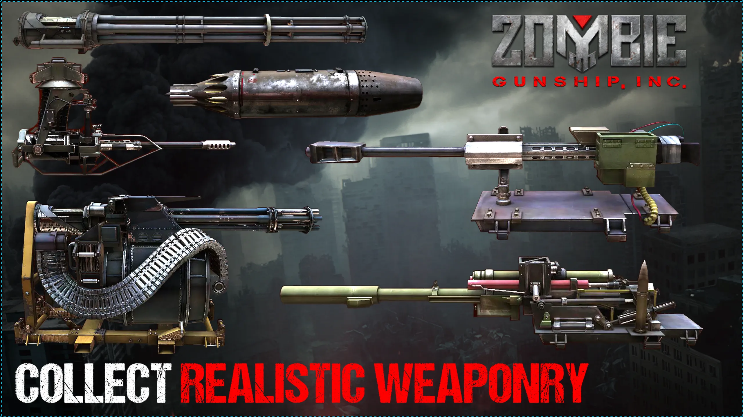 Zombie Gunship Survival v1.7.46 APK Мод (Меню, Много патронов) Screenshot 2