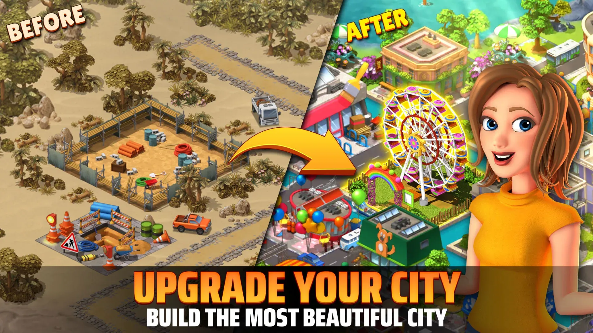 City Island 5 v5.7.0 APK Мод (Много денег) Screenshot 1