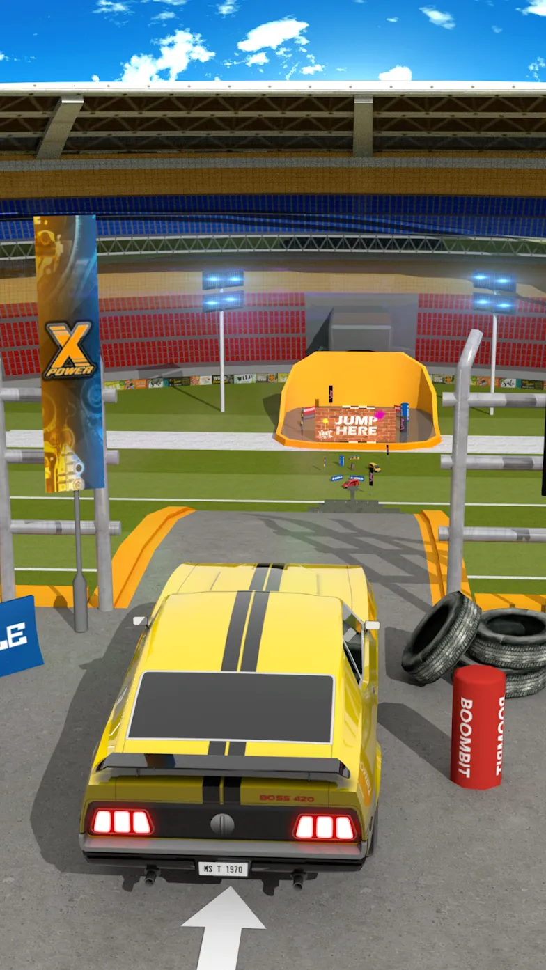 Ramp Car Jumping [мод: много денег] Screenshot 1