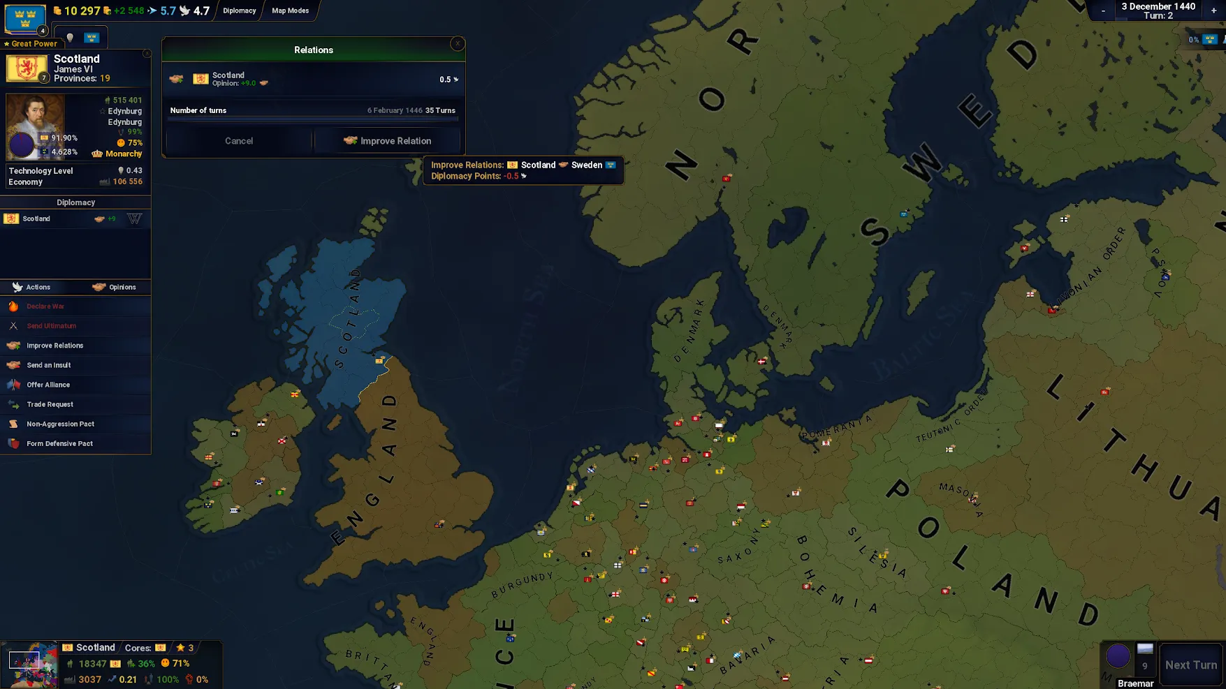 Age of History II Europe [мод: много денег] Screenshot 3