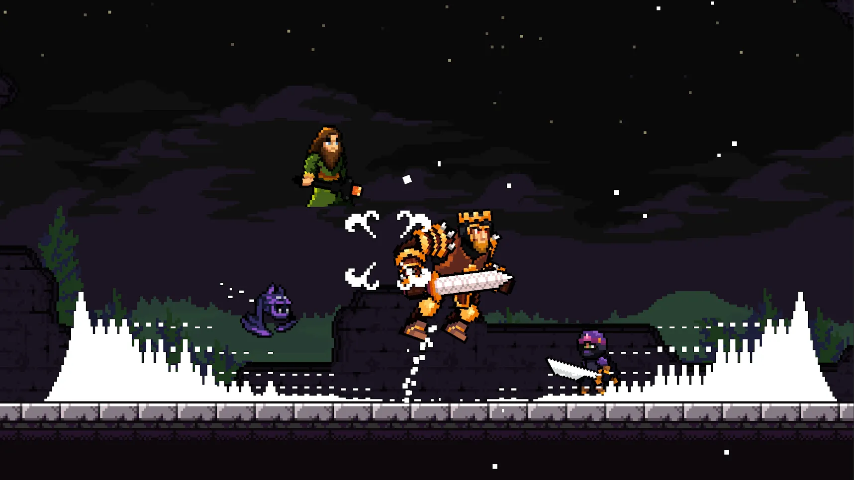 Apple Knight Action Platformer [мод: много денег] Screenshot 1