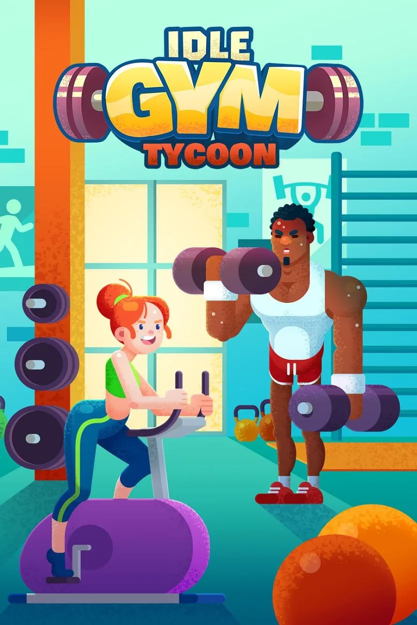 Idle Fitness Gym Tycoon v1.8 APK Мод (Много денег) Screenshot 1