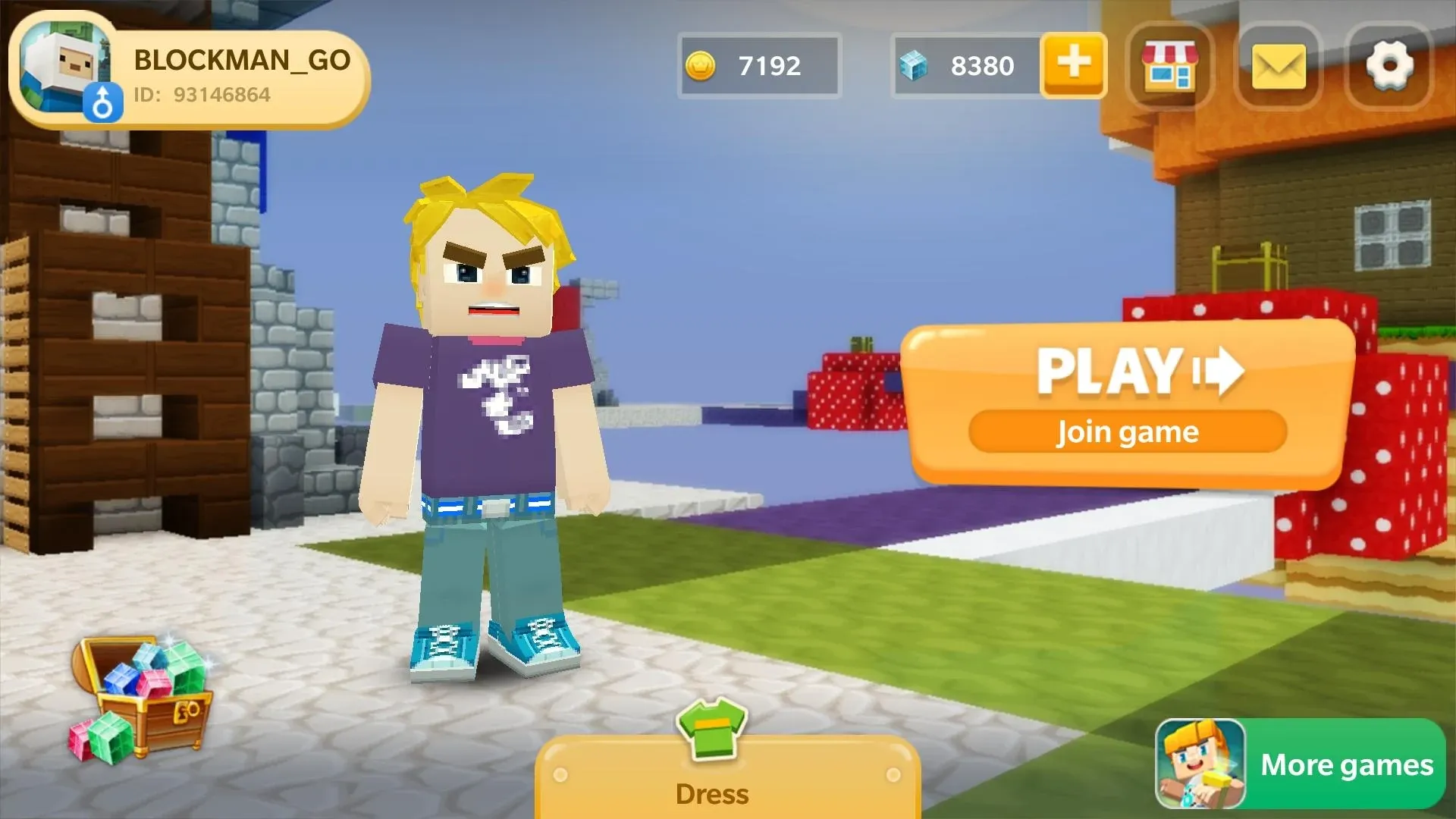 Sky Wars for Blockman Go v2.6.2 APK Мод (Бесплатные покупки) Screenshot 1