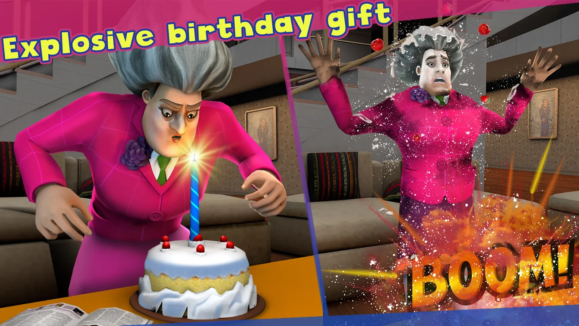 Страшный Учитель 3D v9.8 APK Мод (Меню, Много денег) Screenshot 1