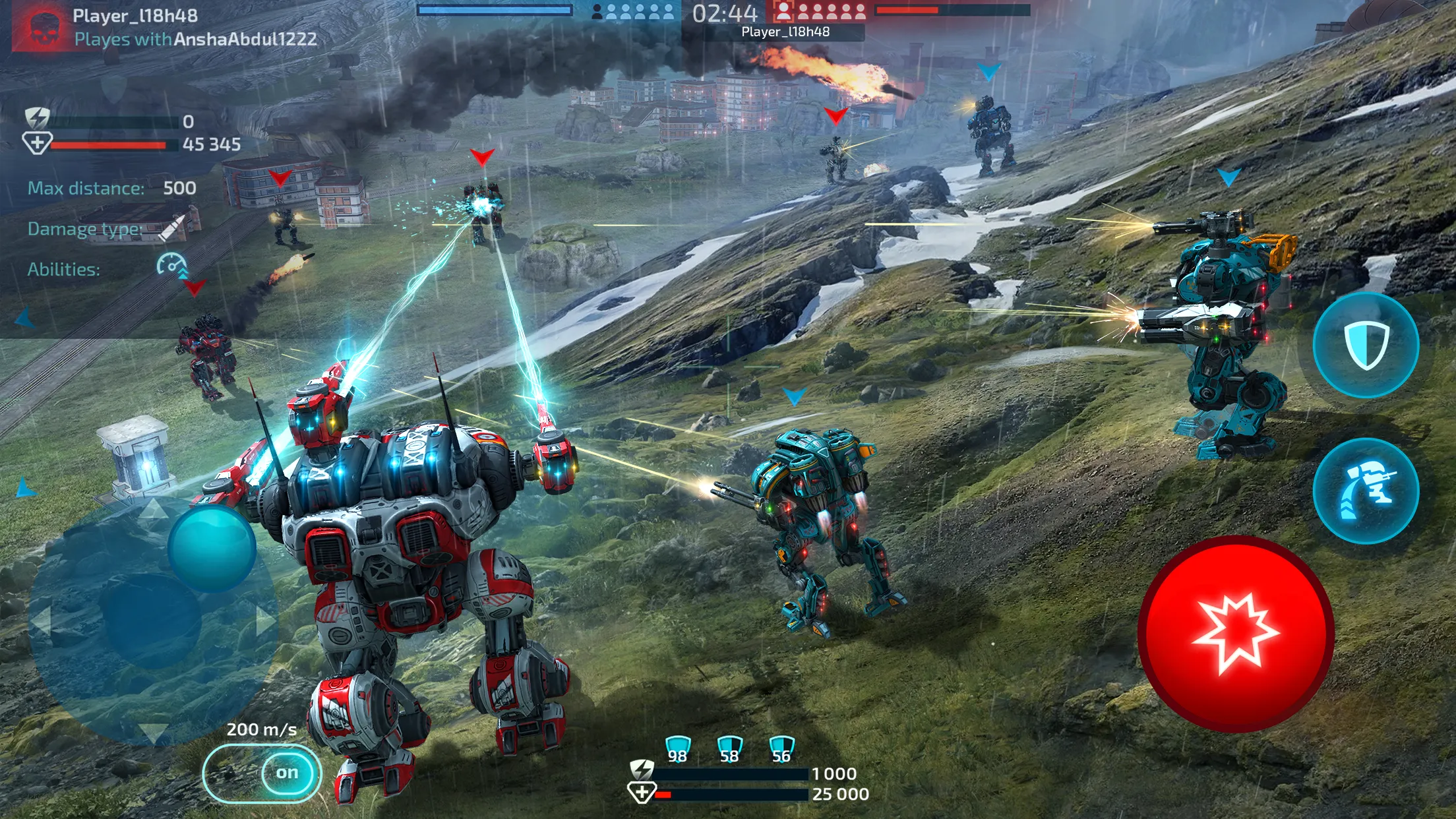 Robot Warfare: Битва Pоботов v0.4.1 APK Мод (Бесконечные боеприпасы) Screenshot 4 Robot Warfare: Битва Pоботов v0.4.1 APK Мод (Бесконечные боеприпасы) Screenshot 4