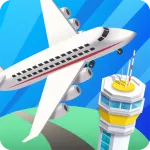 Скачать полную версию Idle Airport Tycoon Мод (Меню, Много денег, Скорость) на Андроид