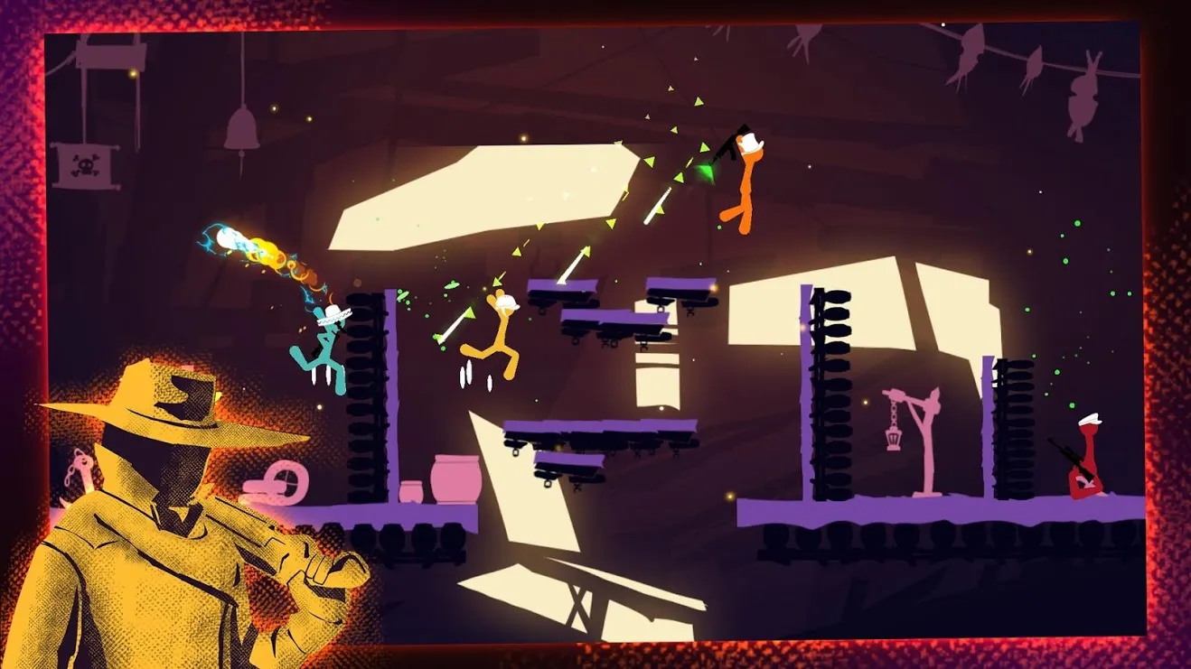 Stickfight Shadow Battle [мод: бесплатные покупки] Screenshot 3