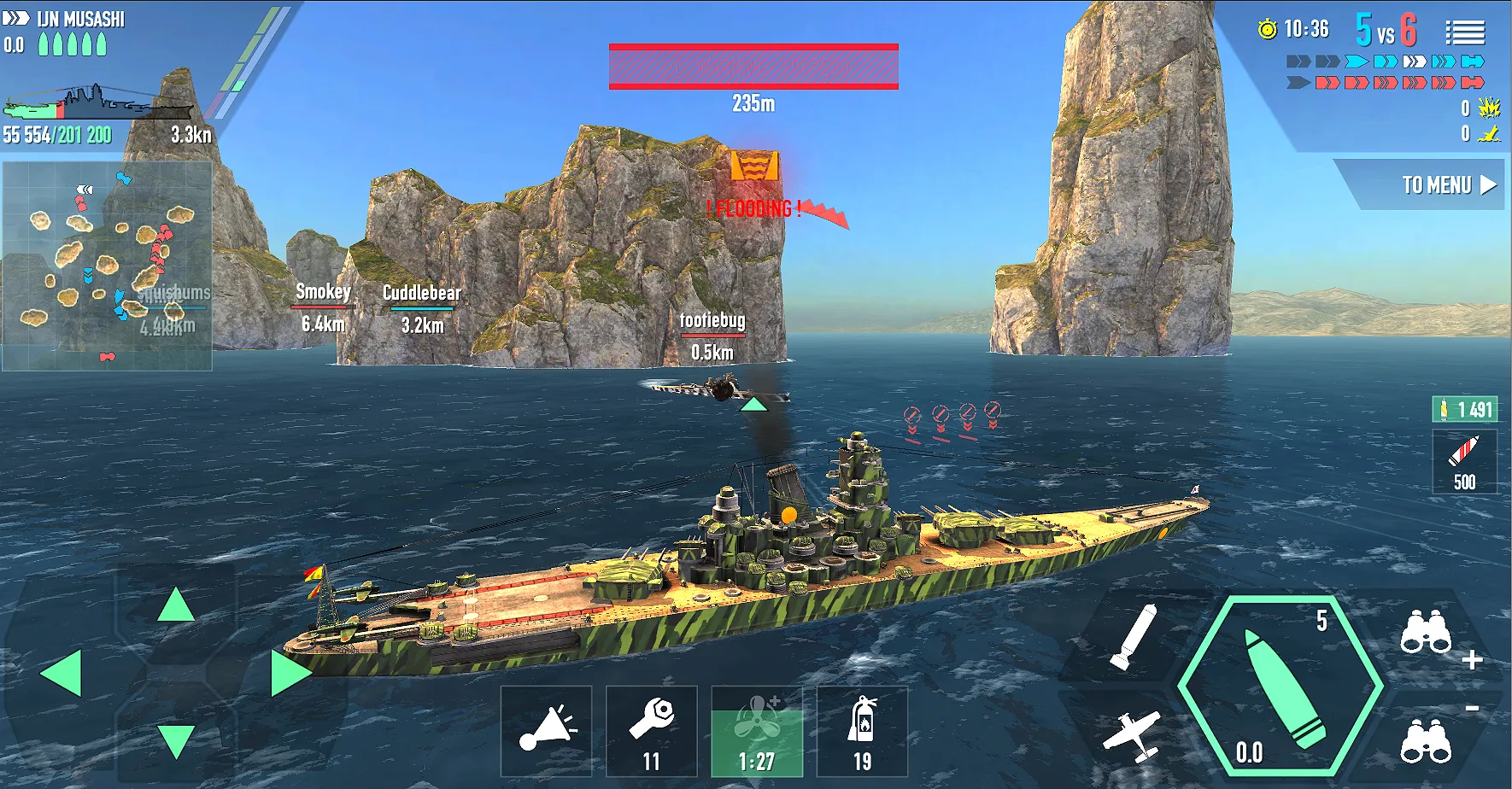 Battle of Warships: Online v1.74.12 APK Мод (Много денег) Screenshot 4